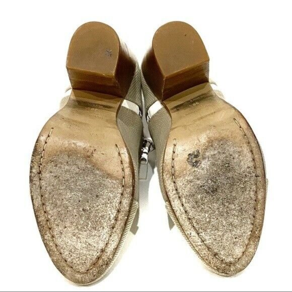 RAG-BONE Canvas Taupe Ankle Booties Margot Size 8.5 $495 - Picture 8 of 9